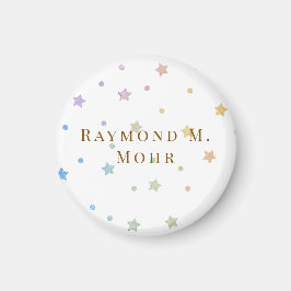 Íman Nome Personalizado Elegante e Customizado