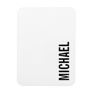 Íman Nome Personalizado Mínimo Moderno