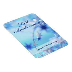 Íman Nome Personalizado, Primeiro Aniversário de Casam