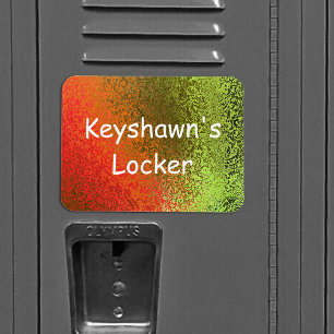 Íman Nome Próprio Formas de Magnetos Premium Laranja e 