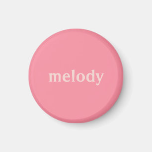 Íman Nome rosa quarto de dormitório moderno 