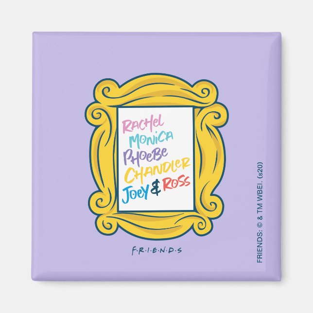 Íman Nomes AMIGOS™ em Peephole (Frente)