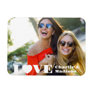Íman Nomes personalizados e AMOR de fotos
