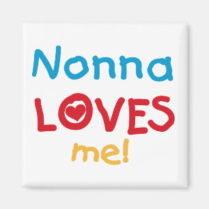 Íman Nonna ama-me T-shirts e presentes