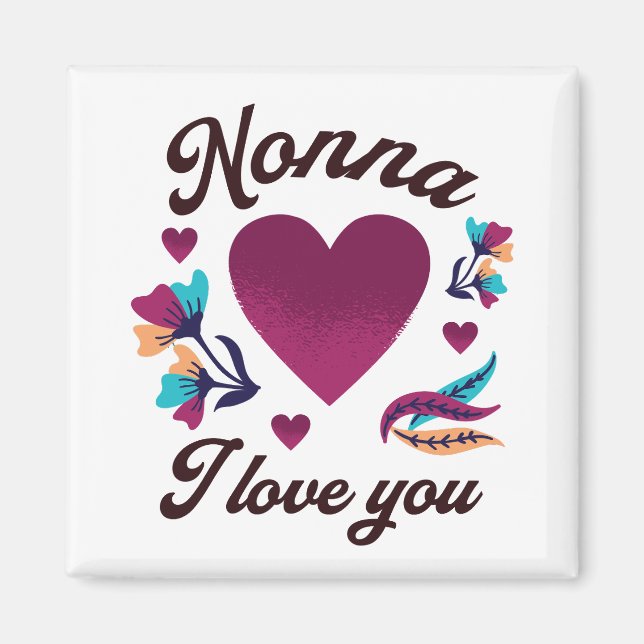 Íman Nonna eu amo você, Vovó eu amo você (Frente)