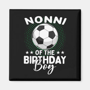 Íman Nonni do menino aniversariante de futebol Aniversá
