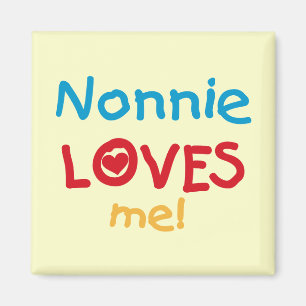 Íman Nonnie me ama Camisetas e presentes