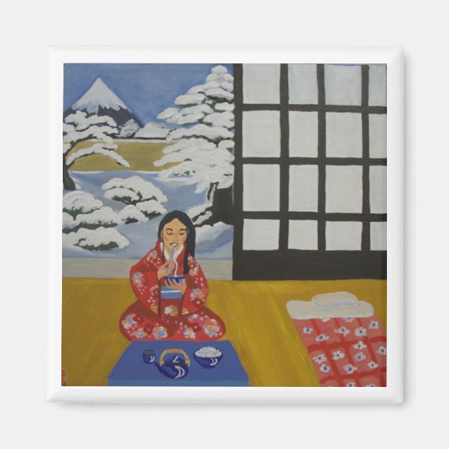 Íman Noodles de inverno (Frente)