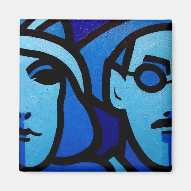 Íman Nora Barnacle e James Joyce (Frente)