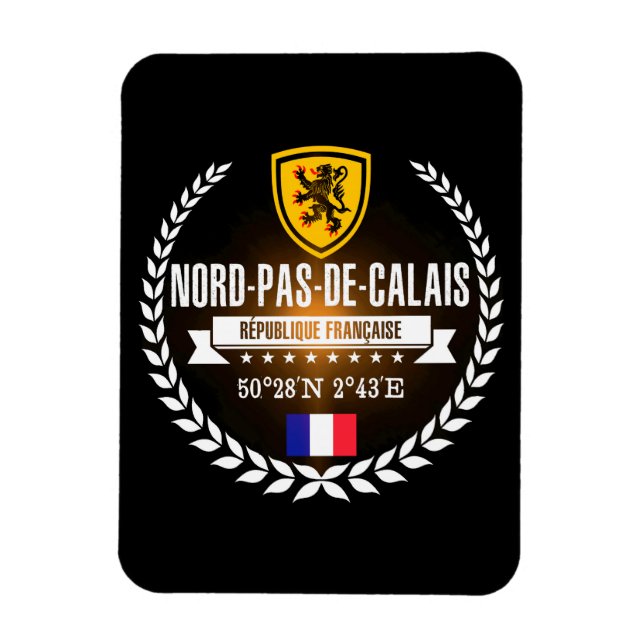 Íman Nord-Pas-de-Calais (Vertical)