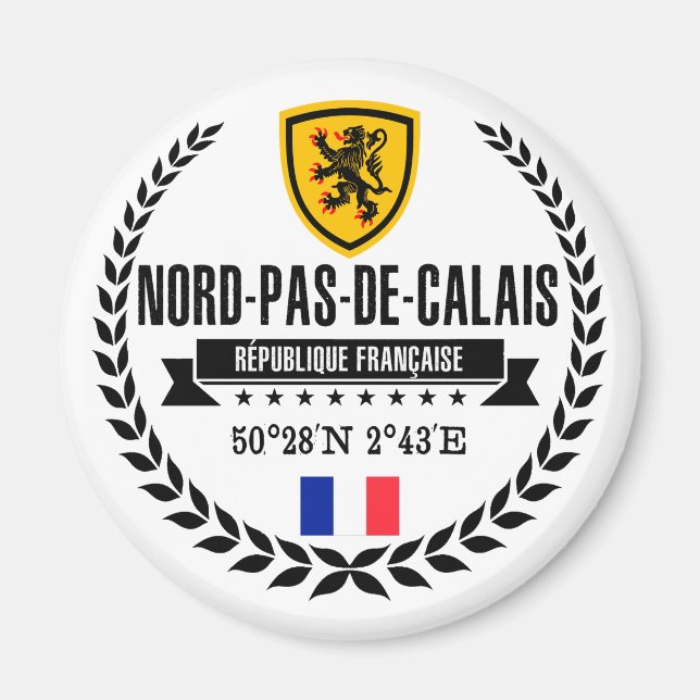 Íman Nord-Pas-de-Calais (Frente)