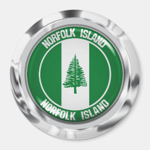 Íman Norfolk Island Round Emblem