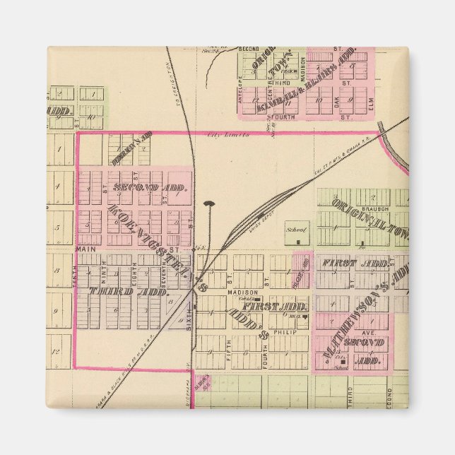 Íman Norfolk, Nebraska (Frente)