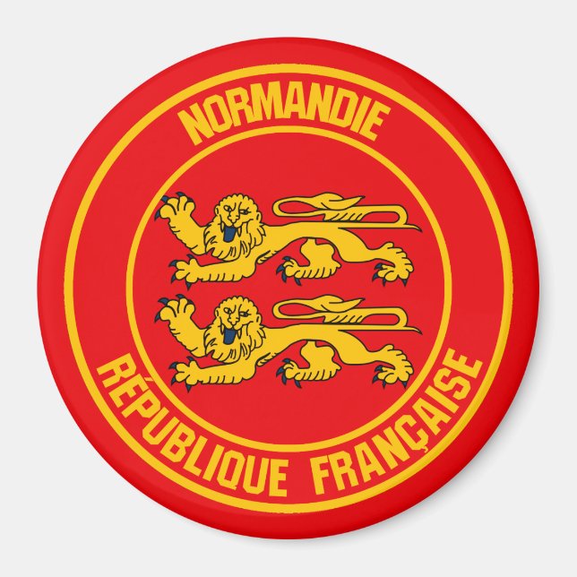 Íman Normandie Round Emblem (Frente)