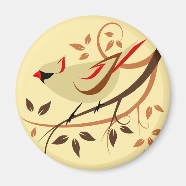 Íman Norte Cardinal (Frente)