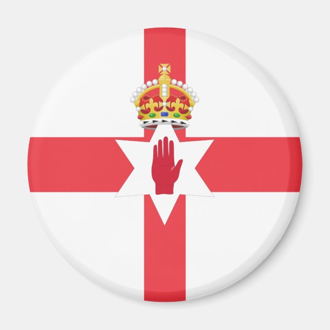 Íman Norte Ireland flag Magnet (Frente)