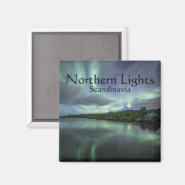 Íman Norte Lights Noruega (Front/Back)