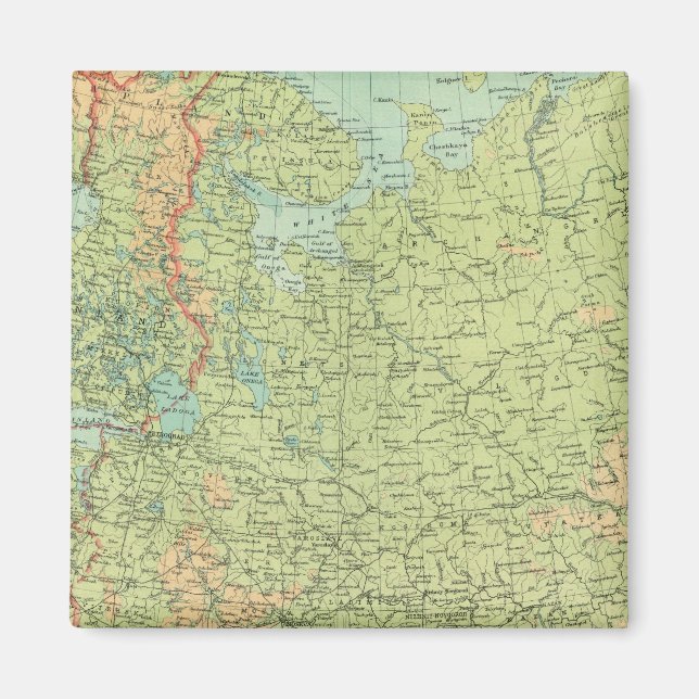 Íman Norte Rússia e Finlândia (Frente)