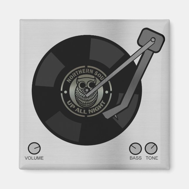 Íman Norte Soul vinil em giro (Frente)