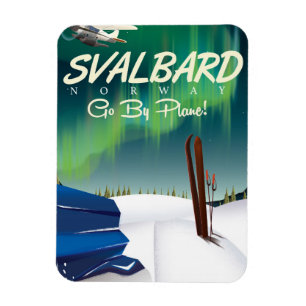 Íman Norte Svalbard Norway poster de viagens