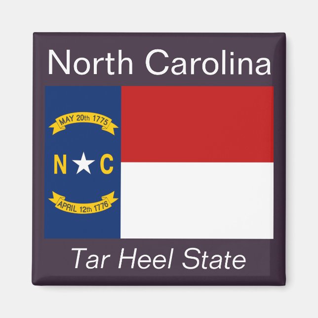 Íman North Carolina Flag Magnet (Frente)