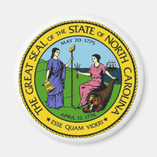 Íman North Carolina State Seal