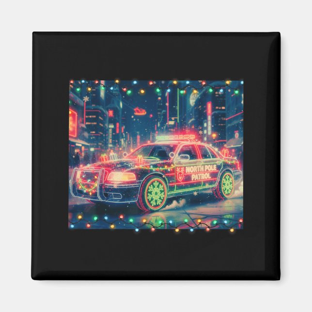 Íman North Le Patrol Christmas Car Tee  (Frente)