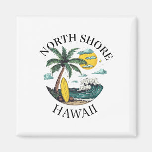 Íman North Shore Oahu Havaí Lembrança Surfando Havaiano