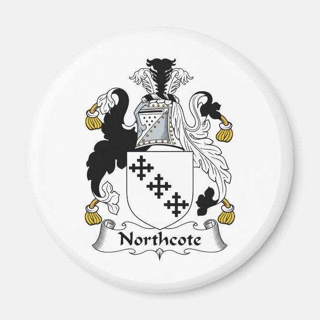 Íman Northcote Family Crest (Frente)