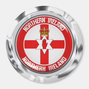 Íman Northern Ireland Round Emblem
