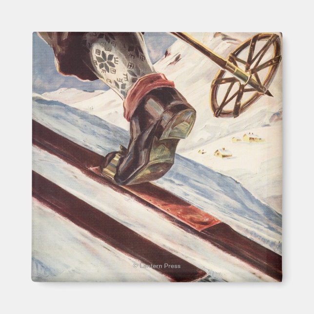 Íman Noruega - A Casa do Esqui (Frente)