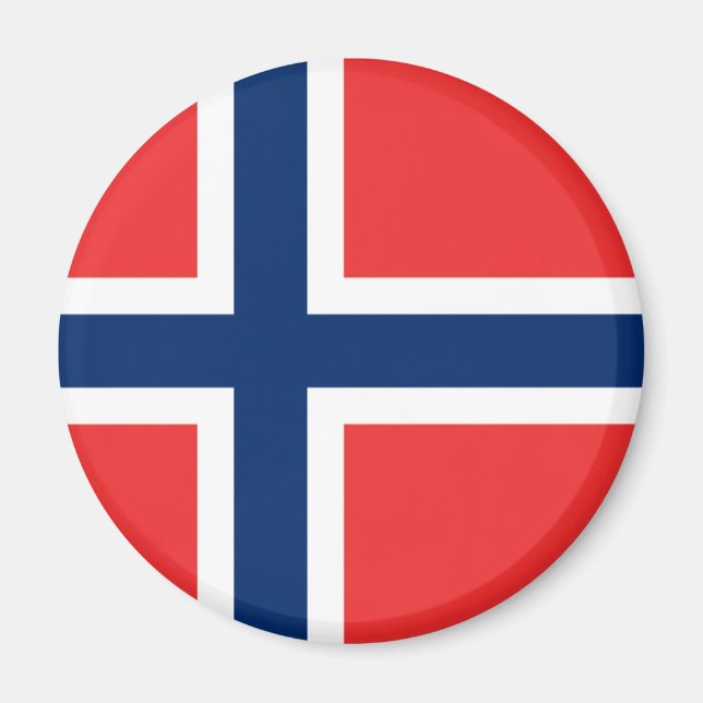 Íman Noruega Flag Magnet (Frente)