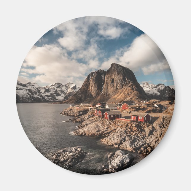 Íman Noruega Lofoten Islands Souvenir (Frente)