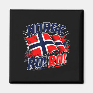 Íman Noruega norge bandeira vintage fã de futebol norue