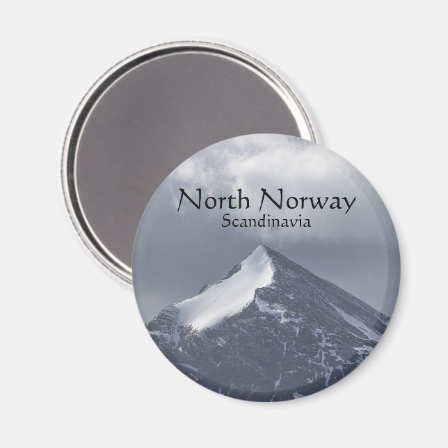 Íman Noruega Souvenir (Front/Back)