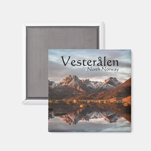 Íman Noruega Vesteralen Souvenir (Front/Back)
