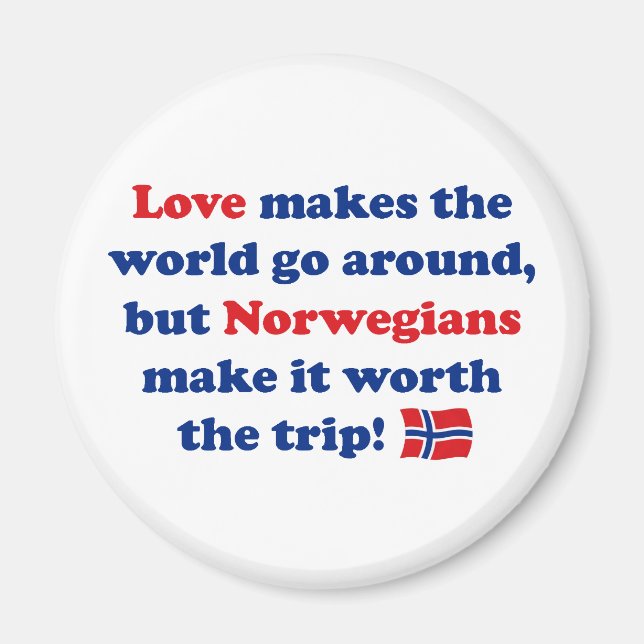 Íman Noruegueses do Amor (Frente)