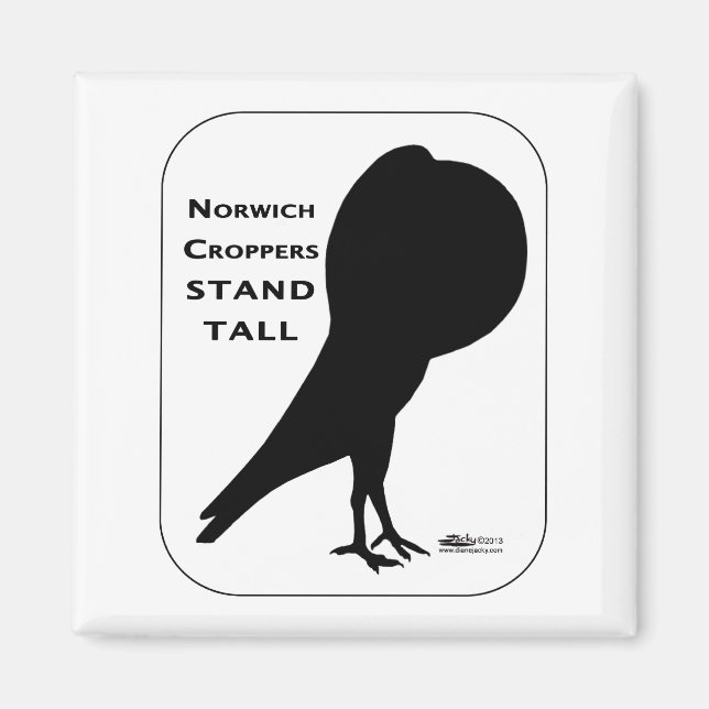 Íman Norwich Croppers Stand Tall (Frente)
