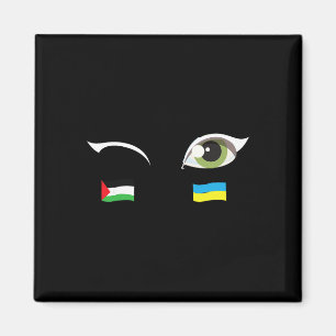 Íman Nós Apoiamos A Ucrânia Bandeira Da Palestina Bande