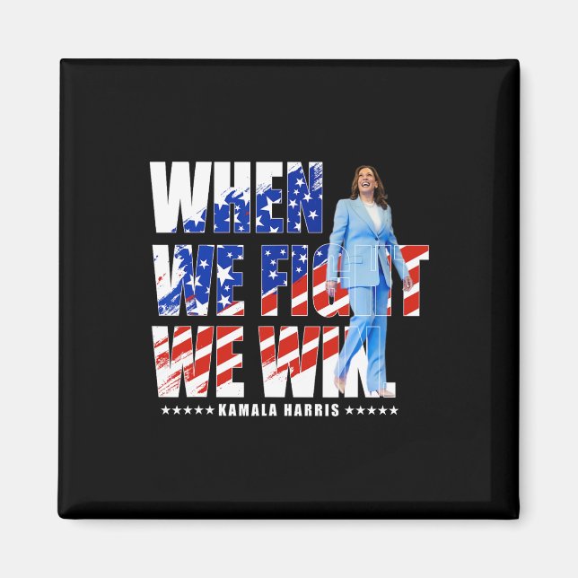 Íman Nós Combatemos Harris 2024 Kamala Harris Para O Pr (Frente)