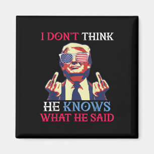 Íman Nós Flag Donald Trump Acho Que Ele Não Sabe O Que