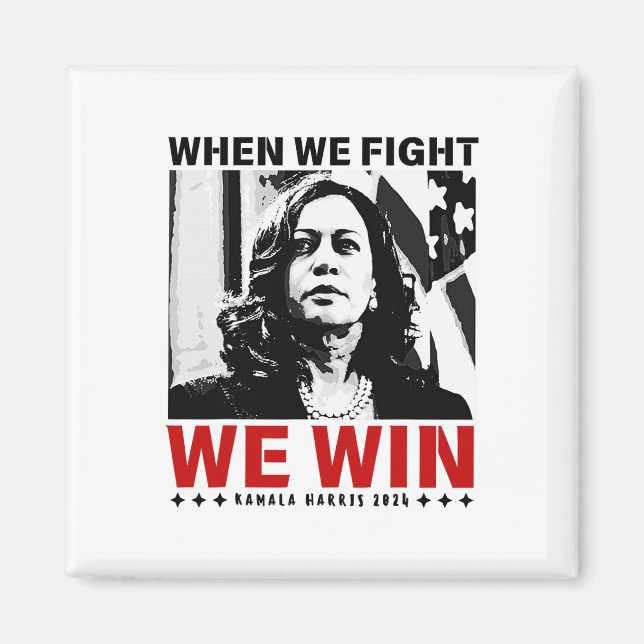 Íman Nós Lutamos Para Ganhar 2024 Kamala Harris Para A  (Frente)