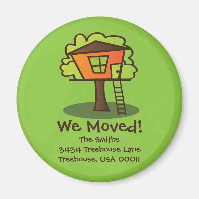 Íman Nós nos mudamos para um Treehouse! (Frente)