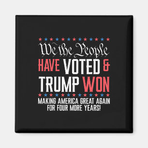 Íman Nós, Pessoas, Votámos E Trump Ganhou Mega Por 4