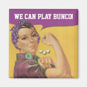Íman Nós podemos jogar Bunco!