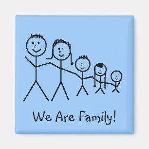Íman Nós somos família! - ímã