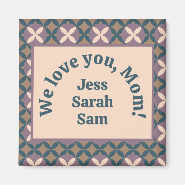 Íman Nós te amamos, mãe! (Frente)