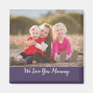 Íman Nós Te Amo Mamãe Fotografia Magnet