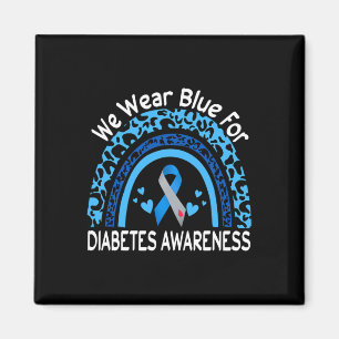 Íman Nós Usamos Azul Para Conscientização Sobre Diabete