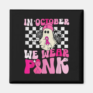 Íman Nós Vestimos Cancer de Mama de Halloween, Fantasma